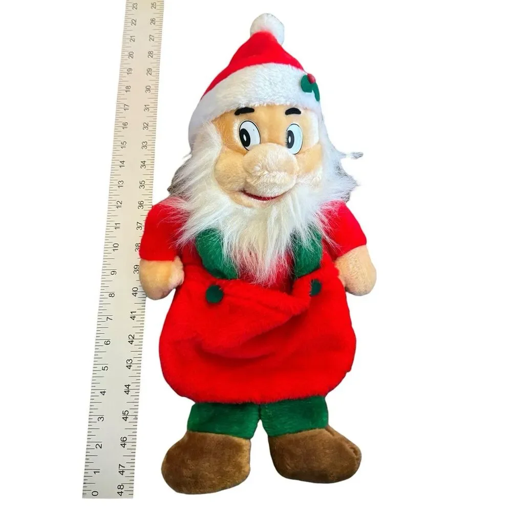 vintage‎ Rennoc Santa Stocking Dwarf Dwarves Chritmas hanging
